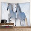 Elk Crane Pentium Horse Print Wall Hippie Tapestry Polyester Fabric Home Decor Wall Rug Carpets Hanging Big Couch Blanket