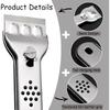 Scraper tool, multi-surface cleaning tool, suitable for stove tops, window glass, tile, and metal, used to remove paint and adhesive residue