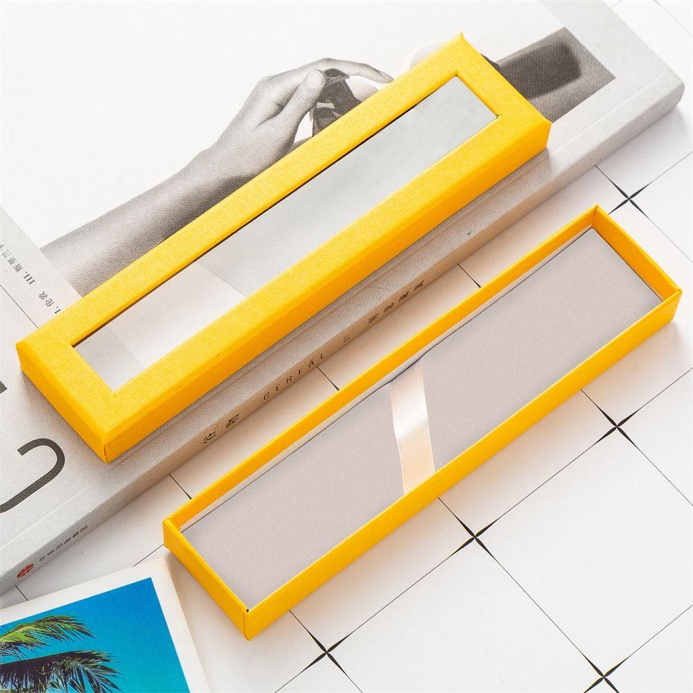 Бумажная коробка Подарочная коробка для ручек Прямоугольный футляр для перьевых ручек Пустая коробка для хранения ручек Друг Студент