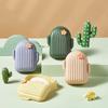 1pcs Holder Bathroom Storage Travel Portable Waterproof Soap CaseCreative Soap Box Cactus Shape Laundry Soap Sponge Dish
