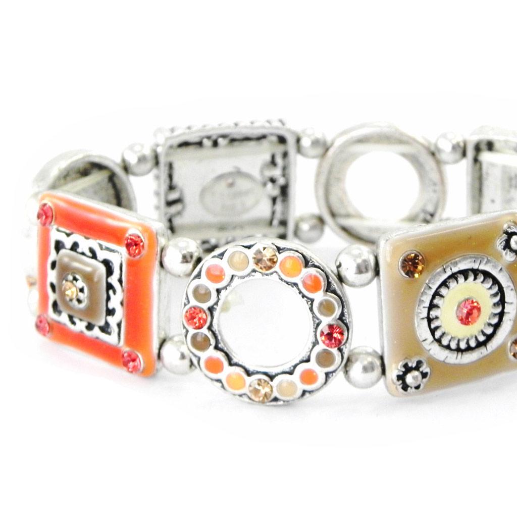 Les Trésors De Lily [D9674] — Оранжевый дизайнерский браслет «Эсмеральда».