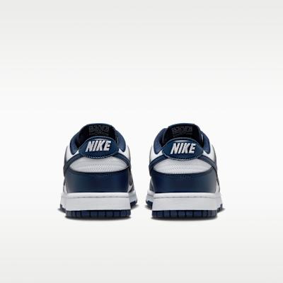Nike Dunk Low Белый Полуночно-синий