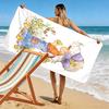 Sarah Kay Print Beach Towel, Large Soft Quick Dry Towel for Beach Camping Swimming