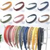 Female Hair Accessories Hairband Headwear Hairband Women Girls Headdress Solid Cloth Headband Wrap Hair Hoop Bezel With Teeth