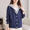 Women's Autumn and Winter Hooded Sweatshirt Loose Casual Top