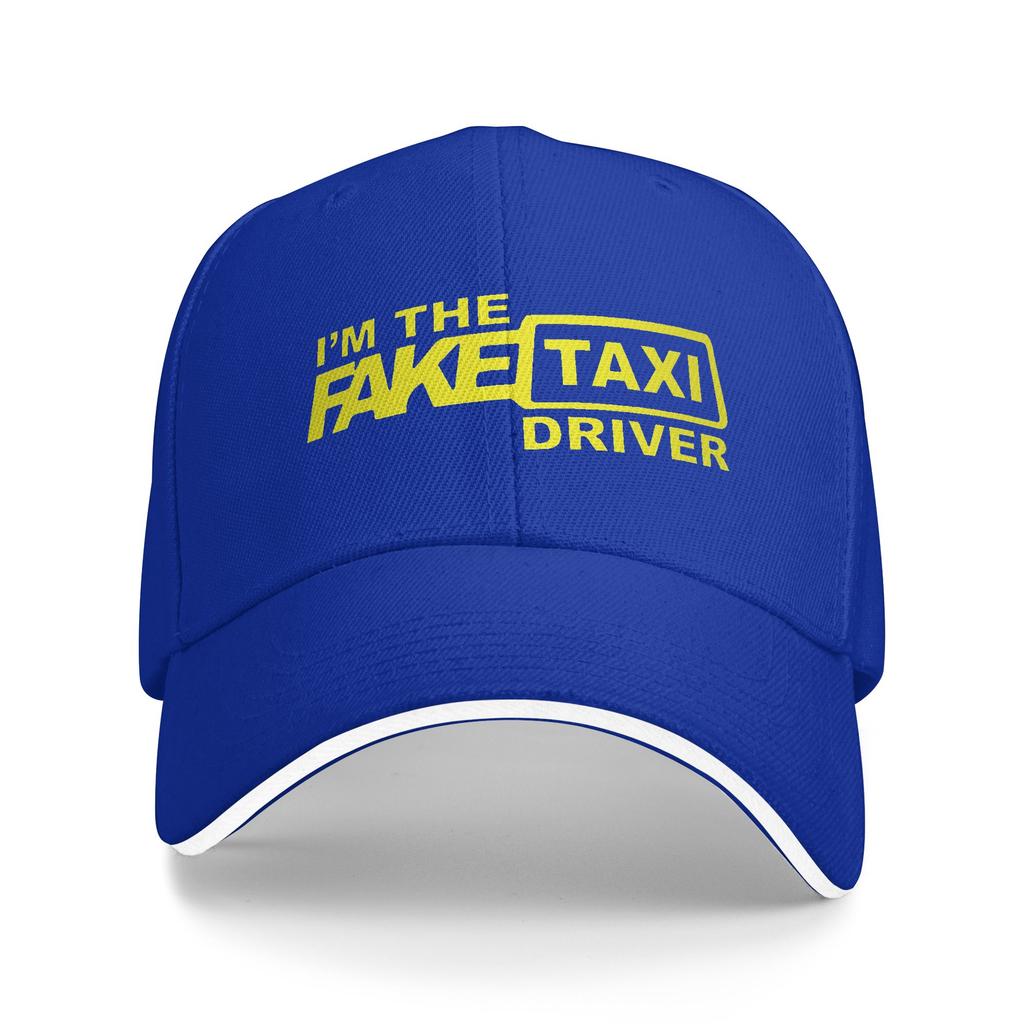 Индивидуальная панк-кепка-бейсболка с надписью 'Fake Taxi' WoУнисекс Унисекс Регулируемая Кепка 'Dad Hat' с перфорацией Унисекс Кепки-Snapback
