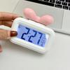 Милые Бантики Цифровые LED Часы Многофункциональный Дисплей Температуры Детские Электронные Часы Маленькие Дата и День Неделя Будильник