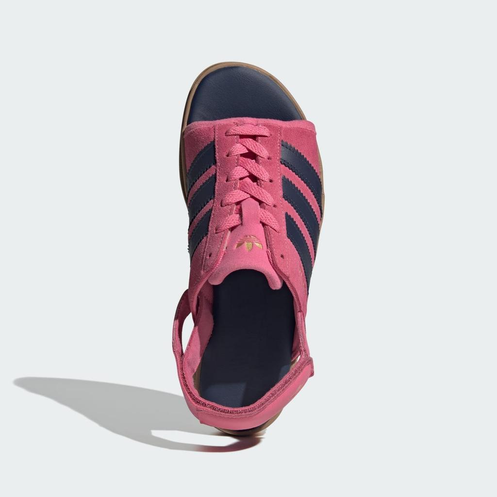 adidas Gazelle Bold Sandal KK4221 Unisex Originals Sandals Pink Fusion / Shadow Navy / Gold Metallic