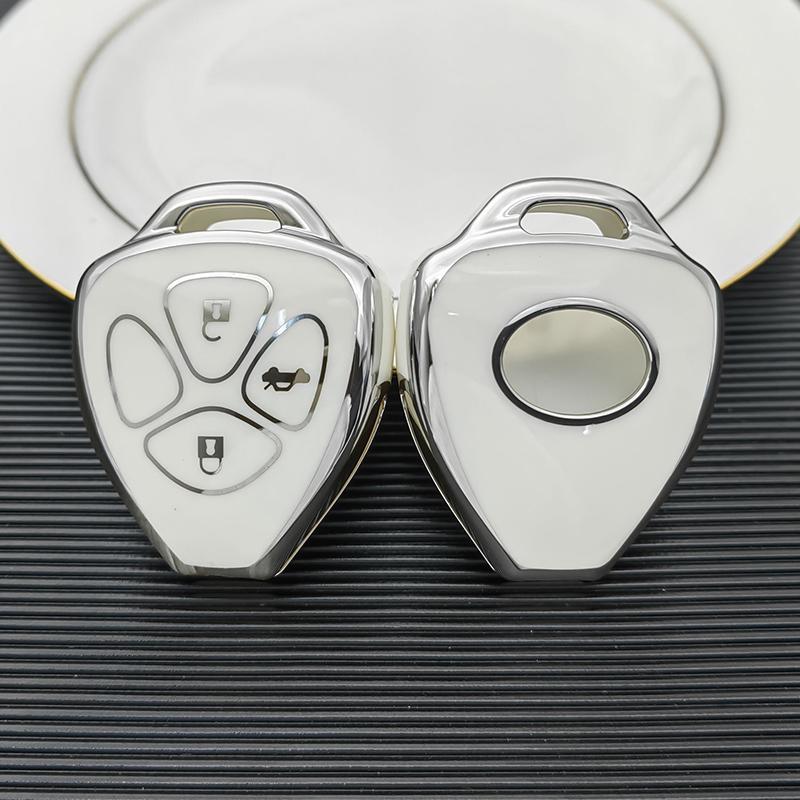 2/3/4Buttons TPU Car Remote Key Cover Case for Toyota Camry RAV4 Crown Avalon Corolla Reiz Venza Matrix Yaris Bag Accessories
