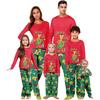 Christmas Print Cute Family Set Pajamas, Home Clothes, Family Set Long Sleeve Top Pants Set