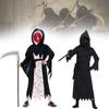 Стильный полиэстеровый костюм для косплея Демона Мрачного Жнеца на Хэллоуин для детей
