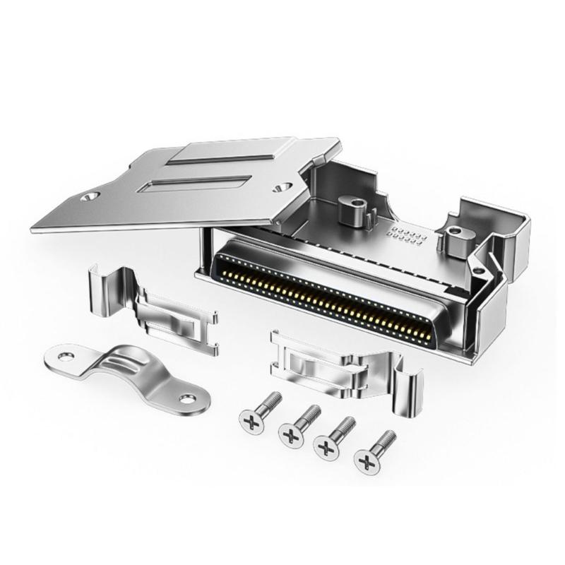 Разъемы SCSI типа «мама» различных стилей для проводки с медными контактами, Plug and Play, металлический корпус, адаптер для кабеля SCSI