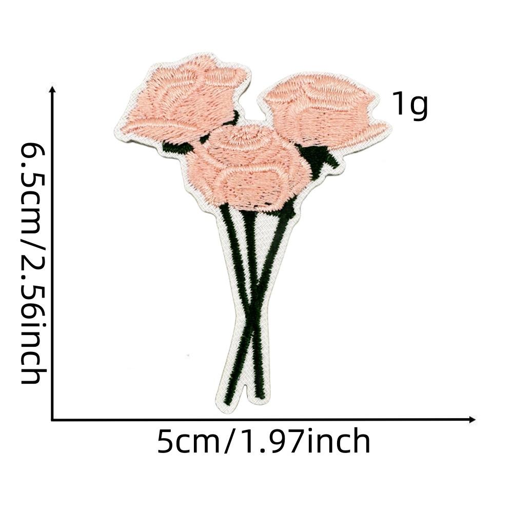 Милая однотонная мультяшная вышивка, тканевая наклейка, компьютерная вышивка, приутюживаемая тканевая наклейка, вышитая нашивка, модель с термоклеем