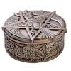 Шкатулка для безделушек с античной золотой отделкой (Пентакль)