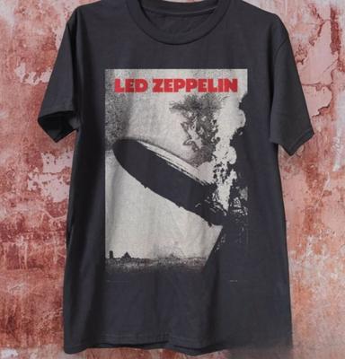 Led Zeppelin Альбом Рок Унисекс Черная Футболка S-5XL Унисекс Футболка