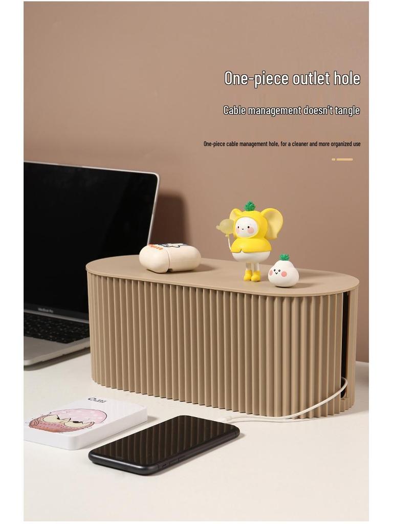 Коробка-органайзер для кабелей большой вместимости - Управление шнурами питания и сетевыми фильтрами