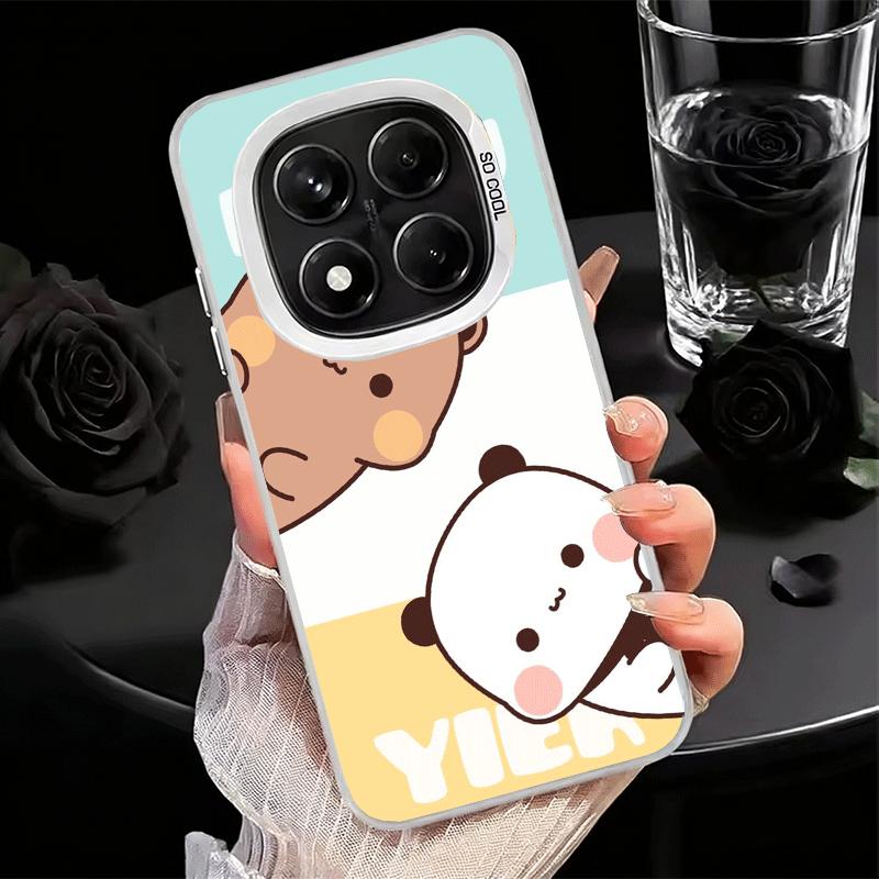 Bubu Dudu Мультяшный Милый Мягкий Чехол для Телефона для Samsung Galaxy S24 S25 FE S26 Edge S23 Ultra S22 Plus S21 + Ударопрочный Чехол Задняя Сторона