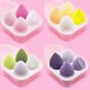 4Pcs Makeup Sponge Powder Puff Dry and Wet Combined Beauty Cosmetic Ball Foundation Powder Puff Bevel Cut Make Up Sponge Tools