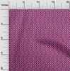 oneOone Cotton Flex Dark Magenta Fabric Bird Fabric For Sewing Printed Craft Fabric By The Yard 40 Inch