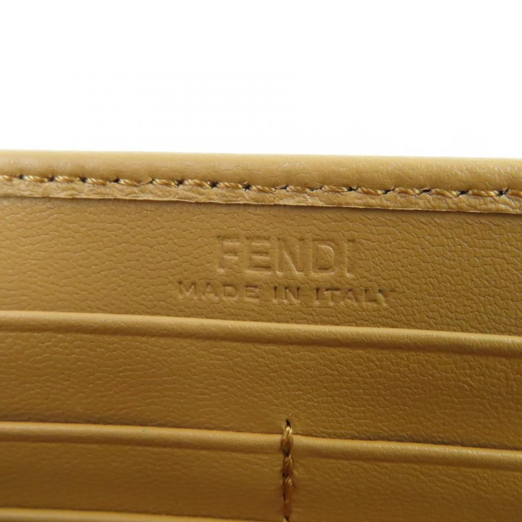 Fendi Кошелек FFMetal Багет Континентальный Кожаный Длинный Кошелек с 3D FF 8M0251 Б/У