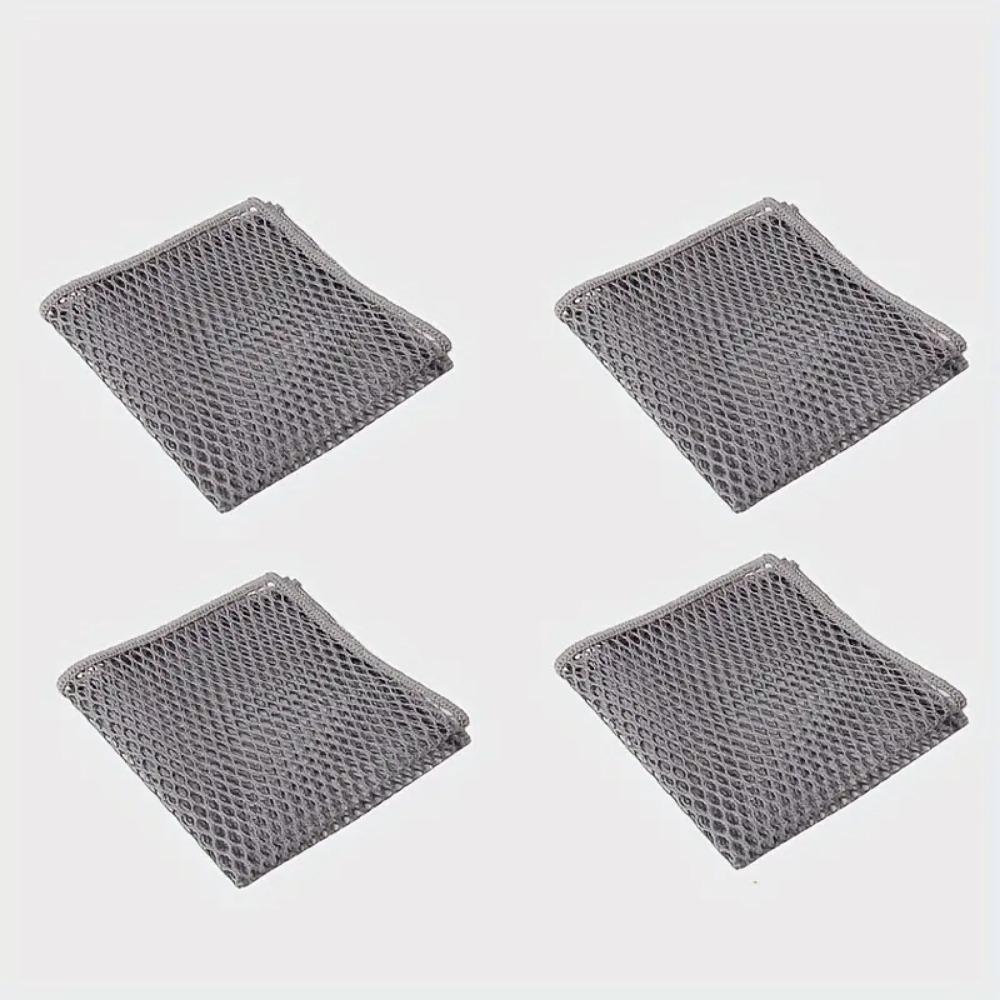 Сетчатая тряпка для мытья посуды для удаления масляных пятен может заменить стальные проволочные шарики для мытья кастрюль и тарелок. Многофункциональная сетчатая салфетка для мытья посуды