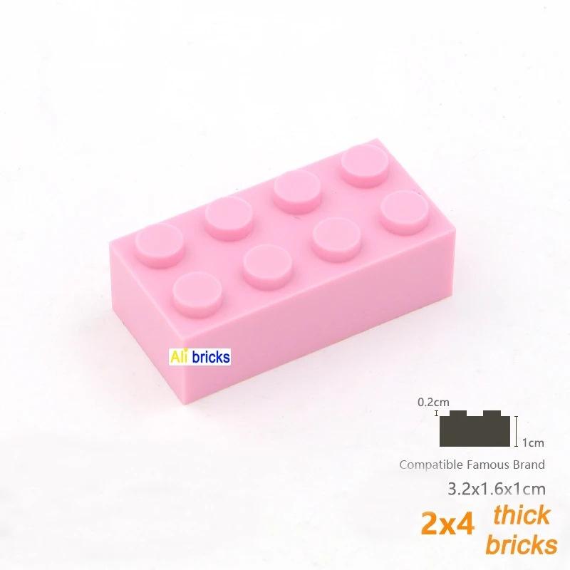 Нетоксичный 50 г / 20 шт. 3001 2x4 Высокий 8-отверстий Строительный блок Moc Цвет Свободные детали Совместимый с Кирпич DIY Детская игрушка Сборка