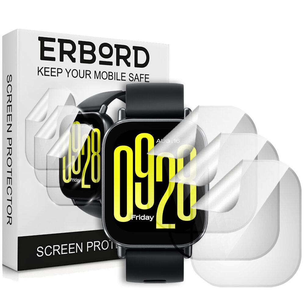 3x ERBORD Hydrogel Film for Xiaomi Redmi Watch 5 Active
