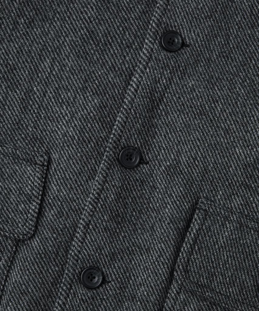 OUTSTANDING Wool A-1 Jacket_Charcoal