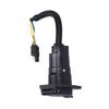 American 4 Flat to 7 Way Round Blade Trailer Plug Connector with Mounting Bracket 6‑24V