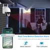 PIR Smart Pedestrian Detection Solar Camera 4G Monitoring Night Vision Full Color HD WIFI Low Power Consumption