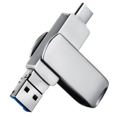 OLOEY 4-в-1 Вращающийся USB 3.0 Двойного назначения OTG Флеш-накопитель