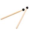 1 Pair Tongue Steel Drum Xylophone Mallets Tuning Fork Wooden Rod Mallet for Percussion Instrument