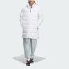 adidas Женская белая утепленная куртка средней длины с капюшоном IL8936