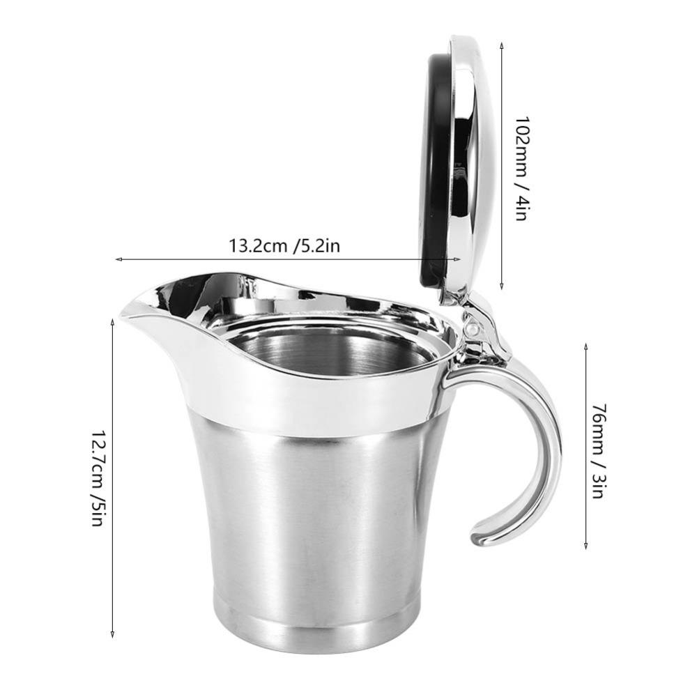 Narrow Leak-proof Spout Sauce Dispenser Double Wall Kitchen Tool Seasoning Vessel Home