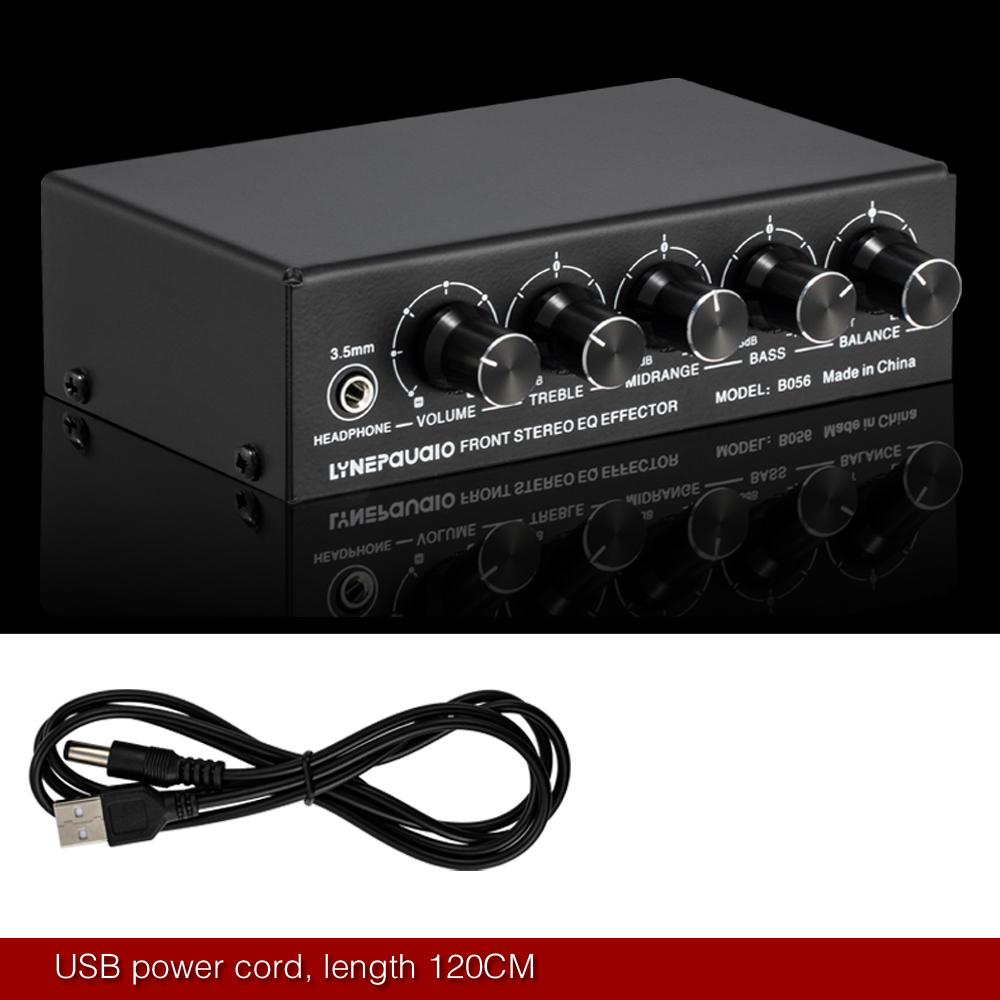 LYNEPAUAIO Стерео предусилитель Предусилитель Стерео тембр Высокие Средние Низкие Частоты Регулятор 3-канальный Звуковой Микшер