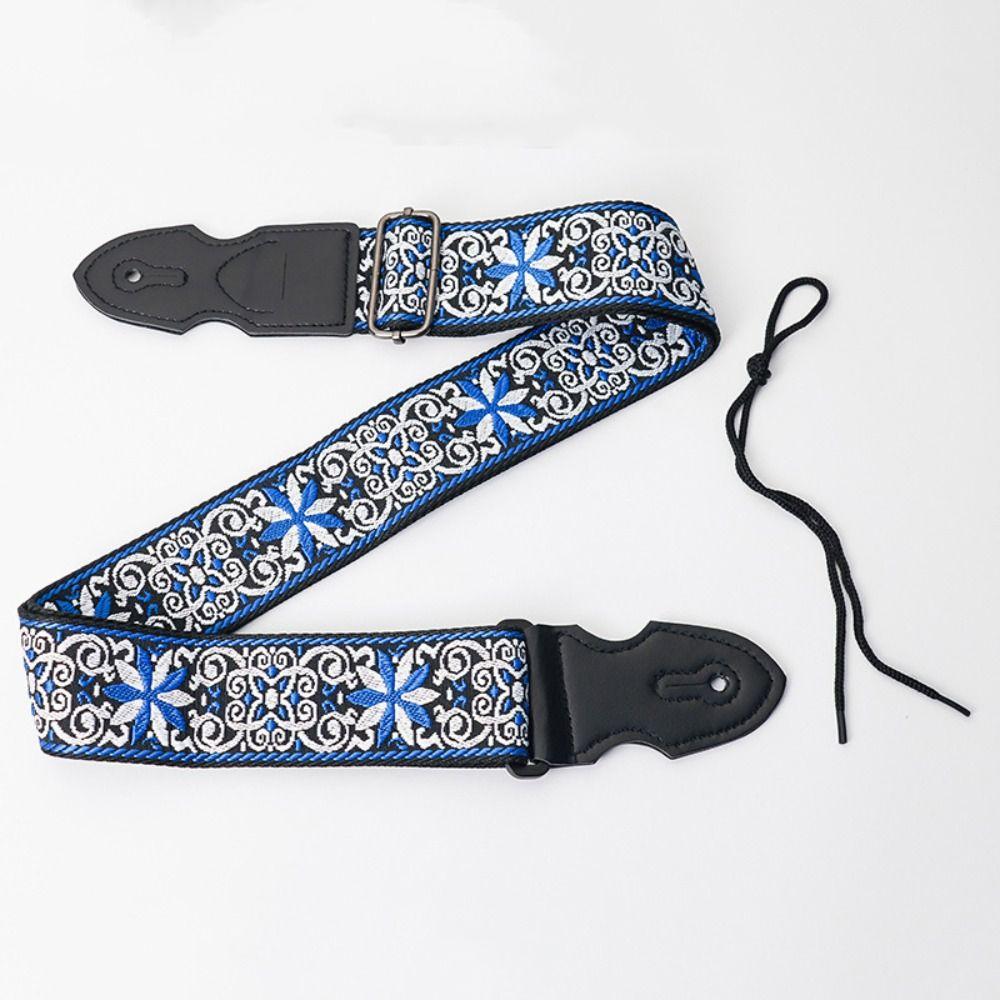 Регулируемый ремень для гитары, этнический стиль, гитарный плечевой ремень, расширяющиеся ремни для электрогитары, укулеле