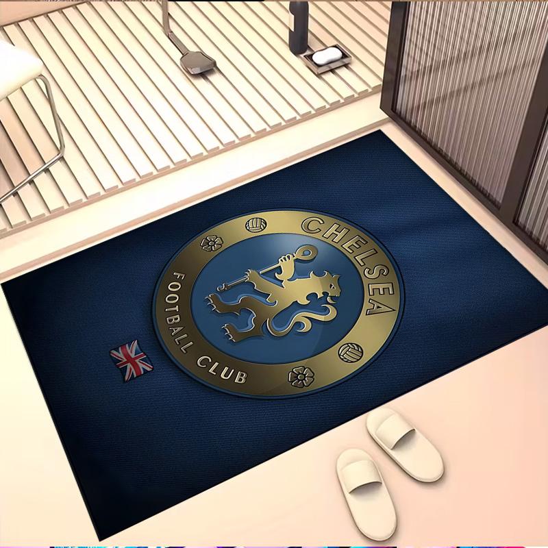 Chelsea F.C Print Rug, Washable Floor Carpet, For Entryway Dorm Laundry Room Office Study, Home Decor Birthday Christmas Gift