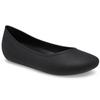 Crocs PU Comfortable Lightweight Versatile Flat Casual Shoes Women Shoes Black 209384-001