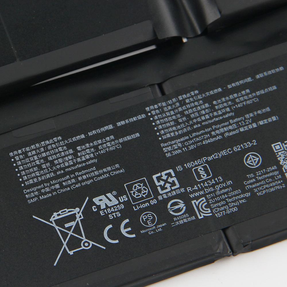 Сменный аккумулятор G3HTA071H G3HTA072H для ноутбука Microsoft Surface Pro Studio 1964 4948 мАч с инструментами