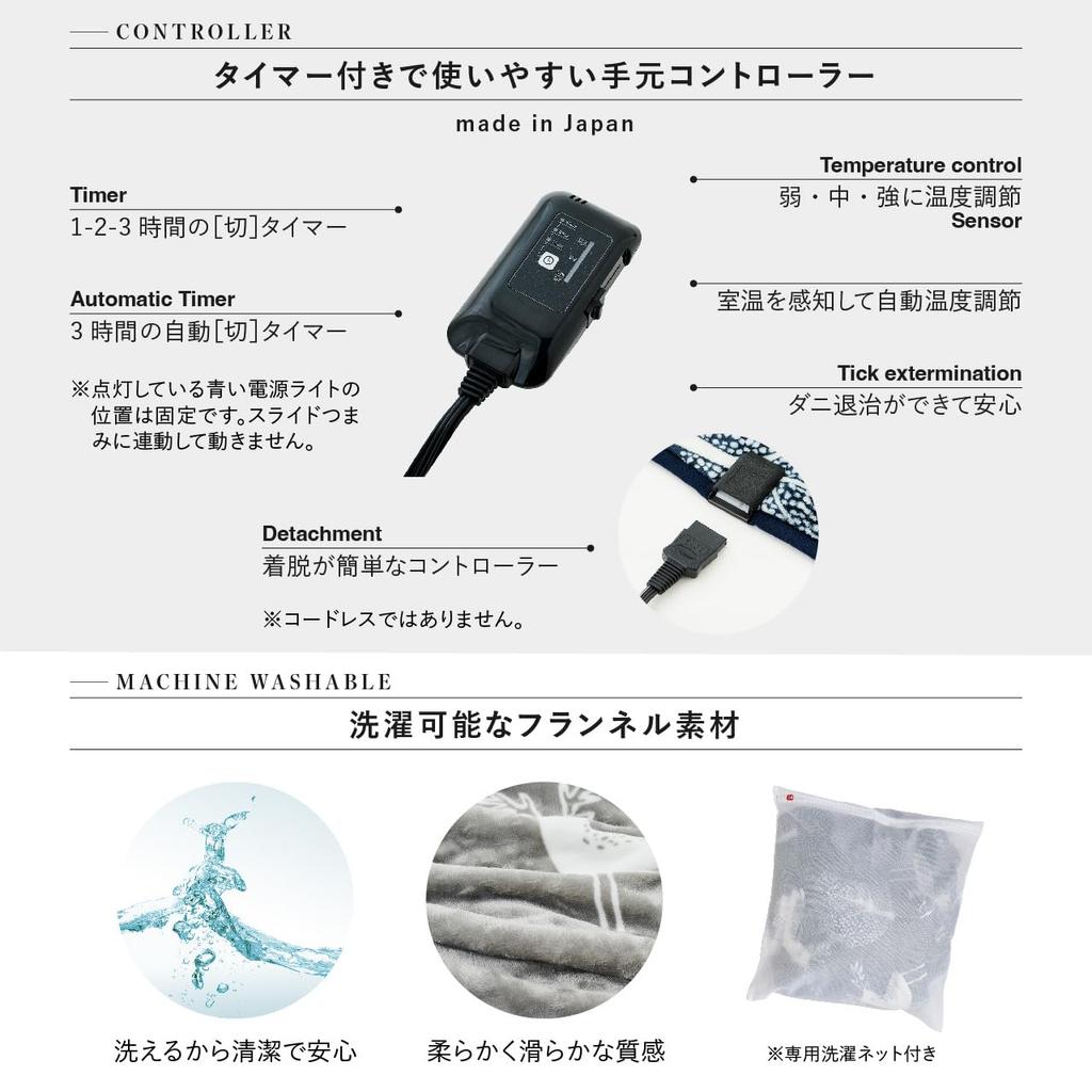 Electric Wearable Melting Wearable Electric Curun Urban Long 140 X Elk Pattern Gray Blanket, Blanket, Flannel, Blanket, Style, Size, 180cm,