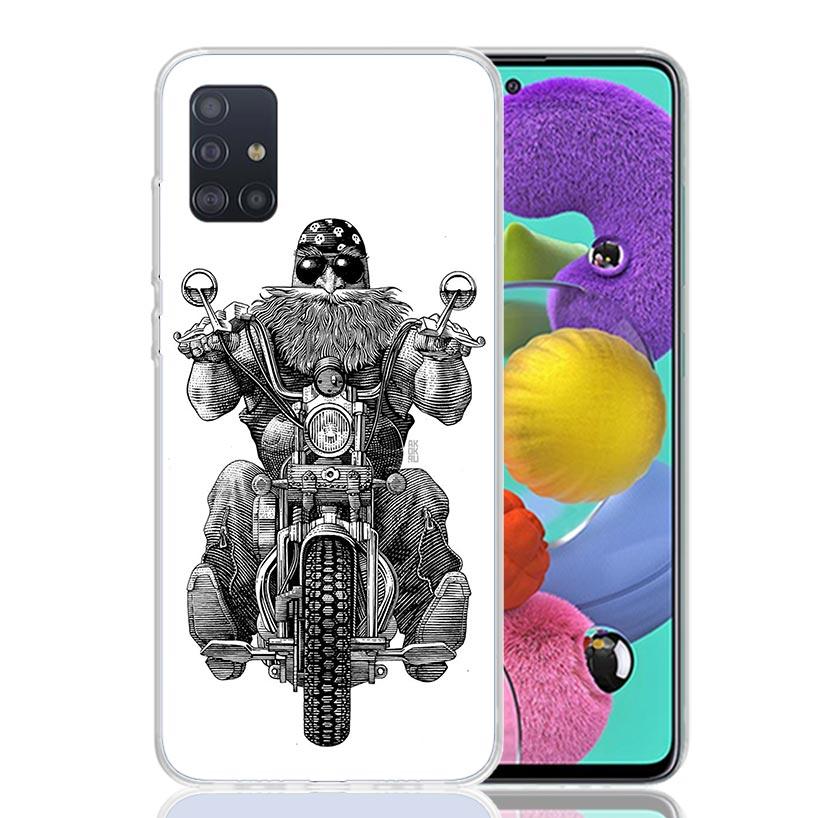 Motorcycle Gear Phone Case for Samsung Galaxy A52 A51 A50S A12 A22 A32 A72 A10S A30S A31 A71 Note 20 Ultra 10 Plus S10 Galaxy A5