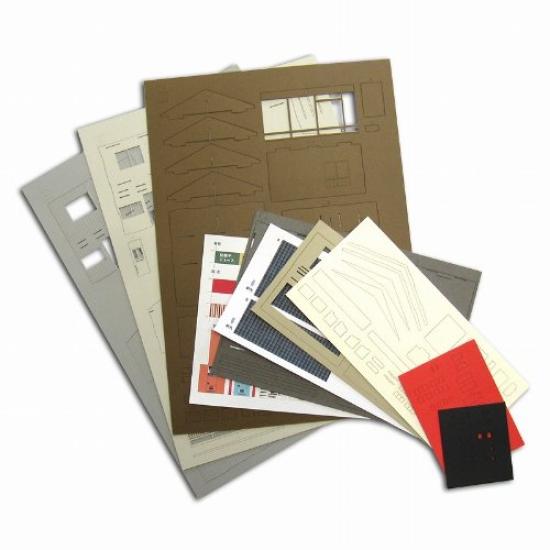 Серия «Сцена Санкей» Уличный уголок Бумажная поделка 1/80 Магазин-9 MK05-47