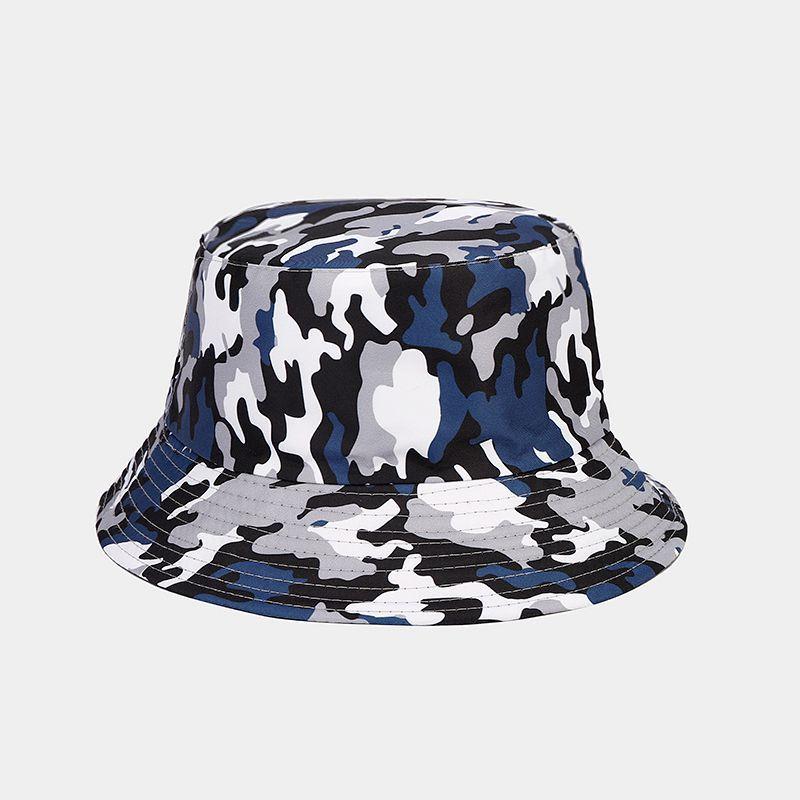 Fashion Men Camouflage Printing Bucket Hat Women Street Trend Bucket Hat Outdoor Travel Sun Hat