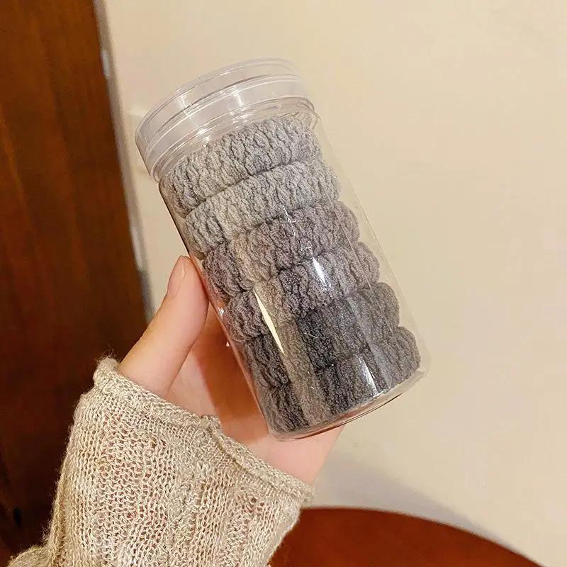 Резинки для волос, Высокоэластичные Прочные Резинки-скранчи для волос - Бесшовные, Толстой вязки, Держатели для хвоста разных цветов