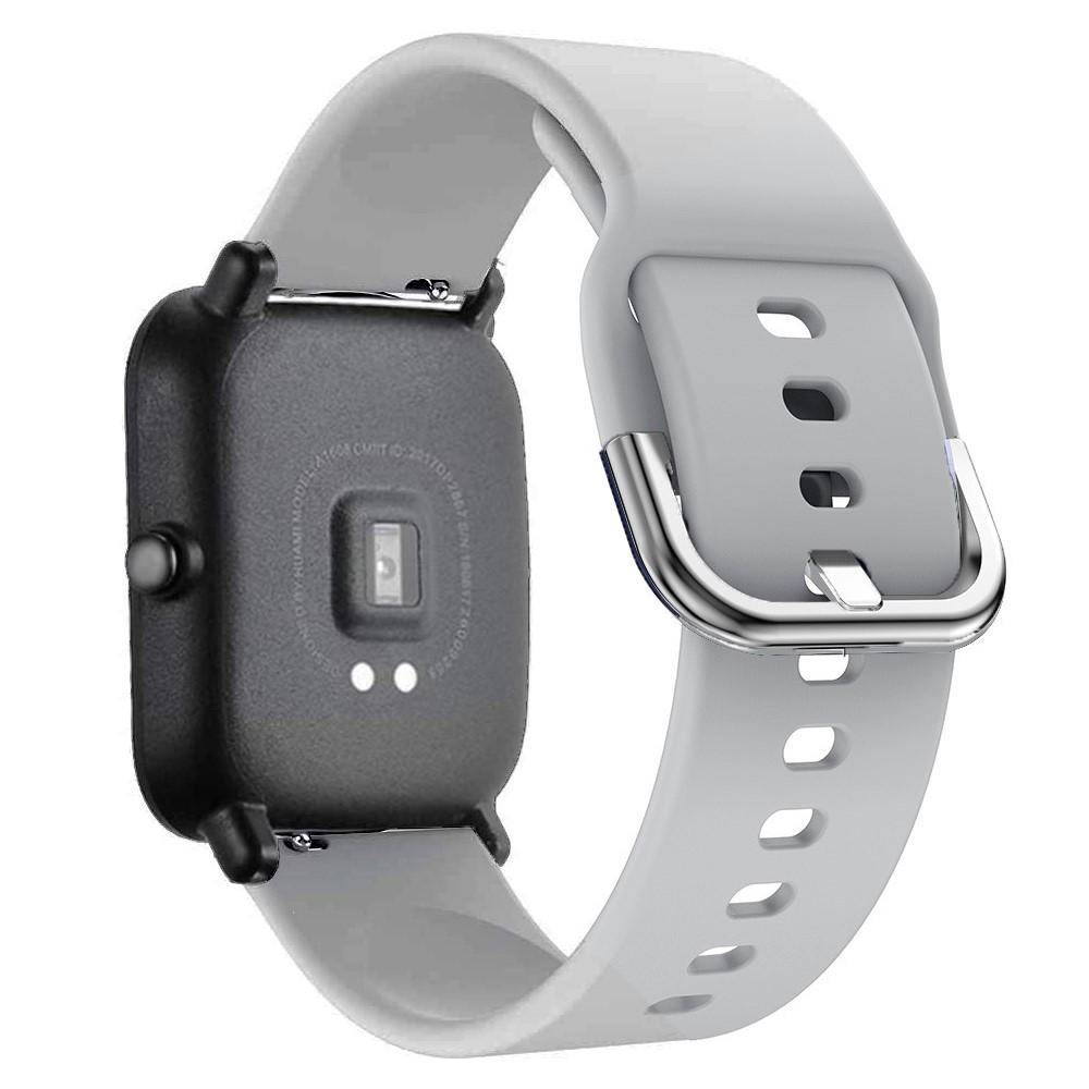 20 мм 22 мм ремешки для часов для Amazfit GTS/2/2e/4/3/GTS2 Mini/GTR 4/47 мм/GTR2/2e/3 спортивный силиконовый браслет Amazfit bip 6 5 3 U band