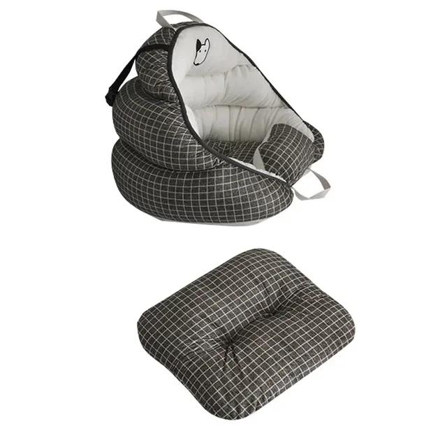 Портативное безопасное для домашних животных автокресло для собак, нескользящая переноска, безопасная автомобильная коробка, бустер, сумка-переноска, дорожная сумка для домашних животных, переноска для щенков и кошек, сумка-кровать