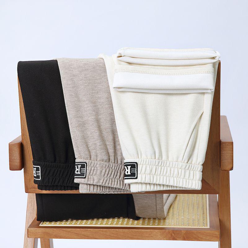 Женские брюки с высокой посадкой, облегающие, с прямыми штанинами - Драпирующиеся, свободные, в стиле «мом» для весны и осени