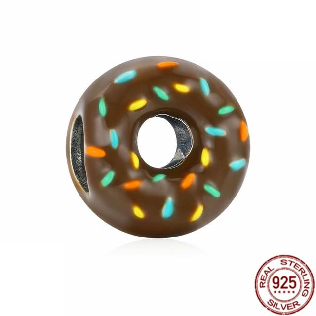 Подвеска-клипса, подвеска из стерлингового серебра 925 пробы, подходит для браслета, женский ювелирный подарок, красочный единорог, радуга