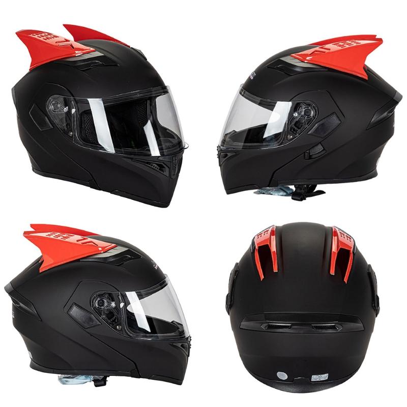 Велосипедный спортивный шлем Аксессуары Крутая наклейка на шлем 2 шт. Декоративный рог для шлема Панк-стиль Украшение