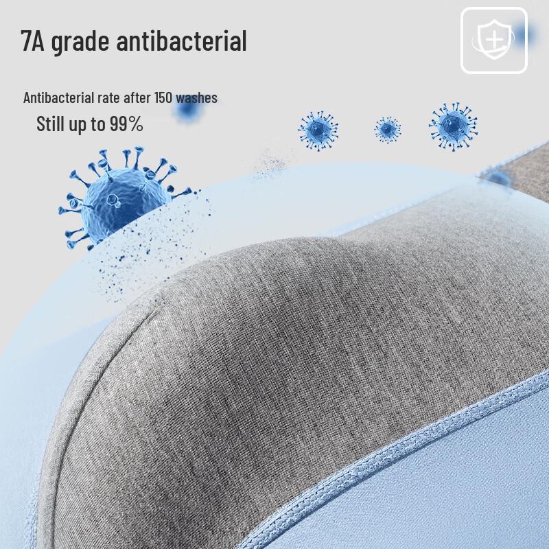 Мужские хлопковые антибактериальные боксеры-брифы Mao Ren, 4 шт.